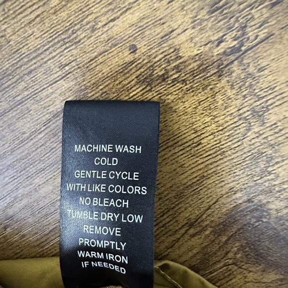 Stella Carakasi Tunic Womens Large Mustard Mixed Media Organic Pockets Lagenlook - Picture 10 of 13